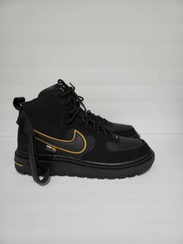 Nike Air Force 1 Boot Cordura Black University Gold