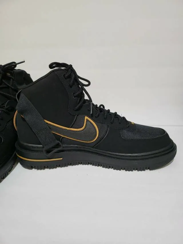 Nike Air Force 1 Boot Cordura Black University Gold