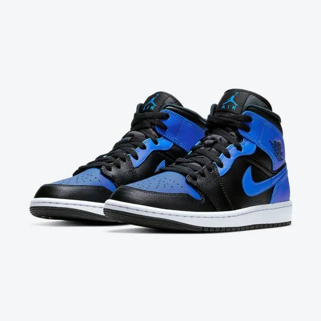 Nike Air Jordan 1 Mid (Hyper Royal/ Black/ Hyper Royal/ ...