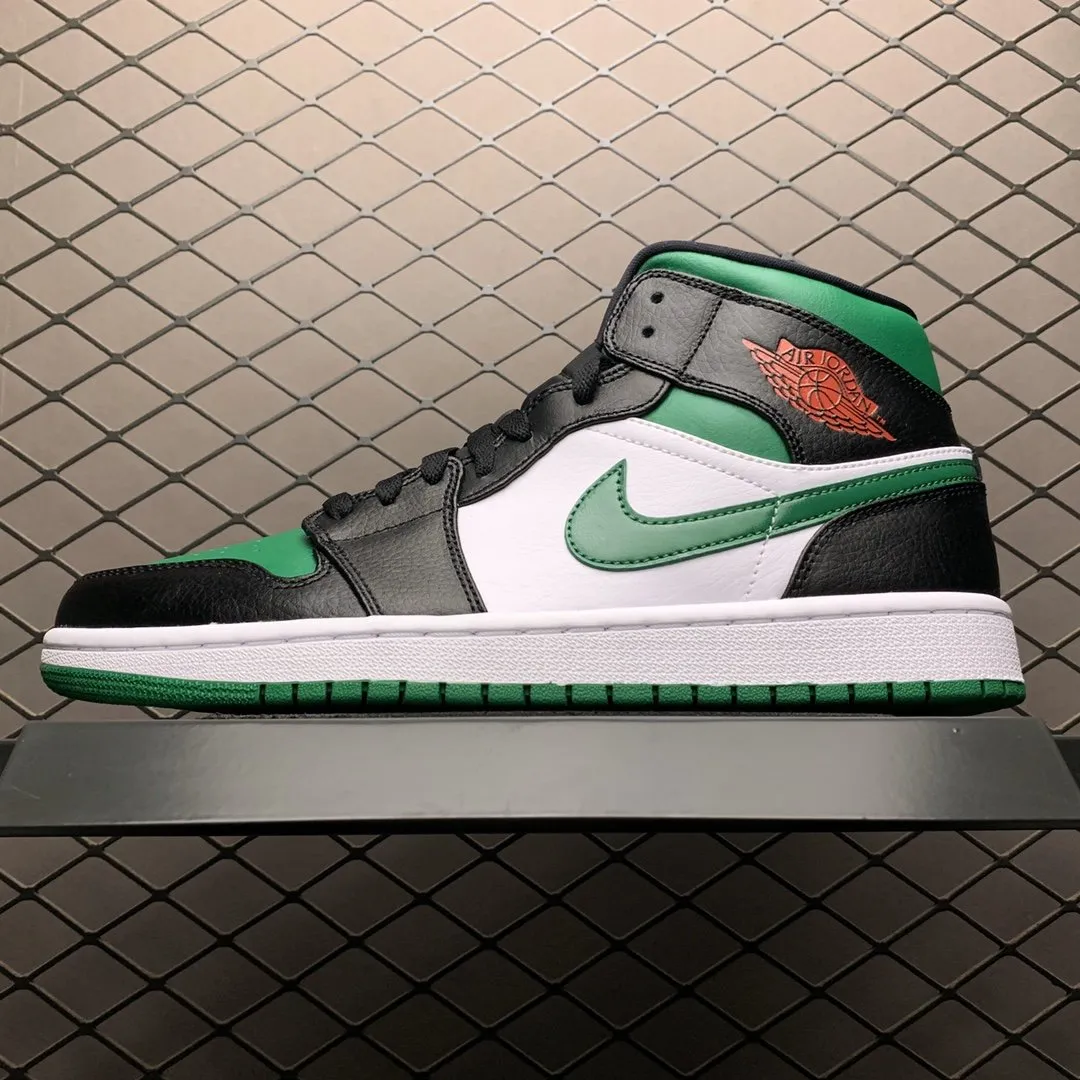 NIKE AIR JORDAN 1 MID PINE GREEN