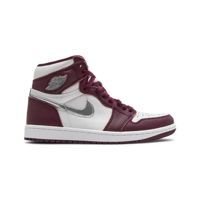 Nike Air Jordan 1 Retro High OG (Bordeaux/ White/ Metall...