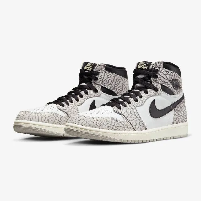 Nike Air Jordan 1 Retro High OG (White Cement/ Tech Grey...