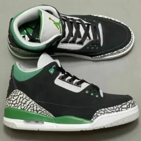 Nike air jordan 3 iii retro pine green 9-11 black cement...