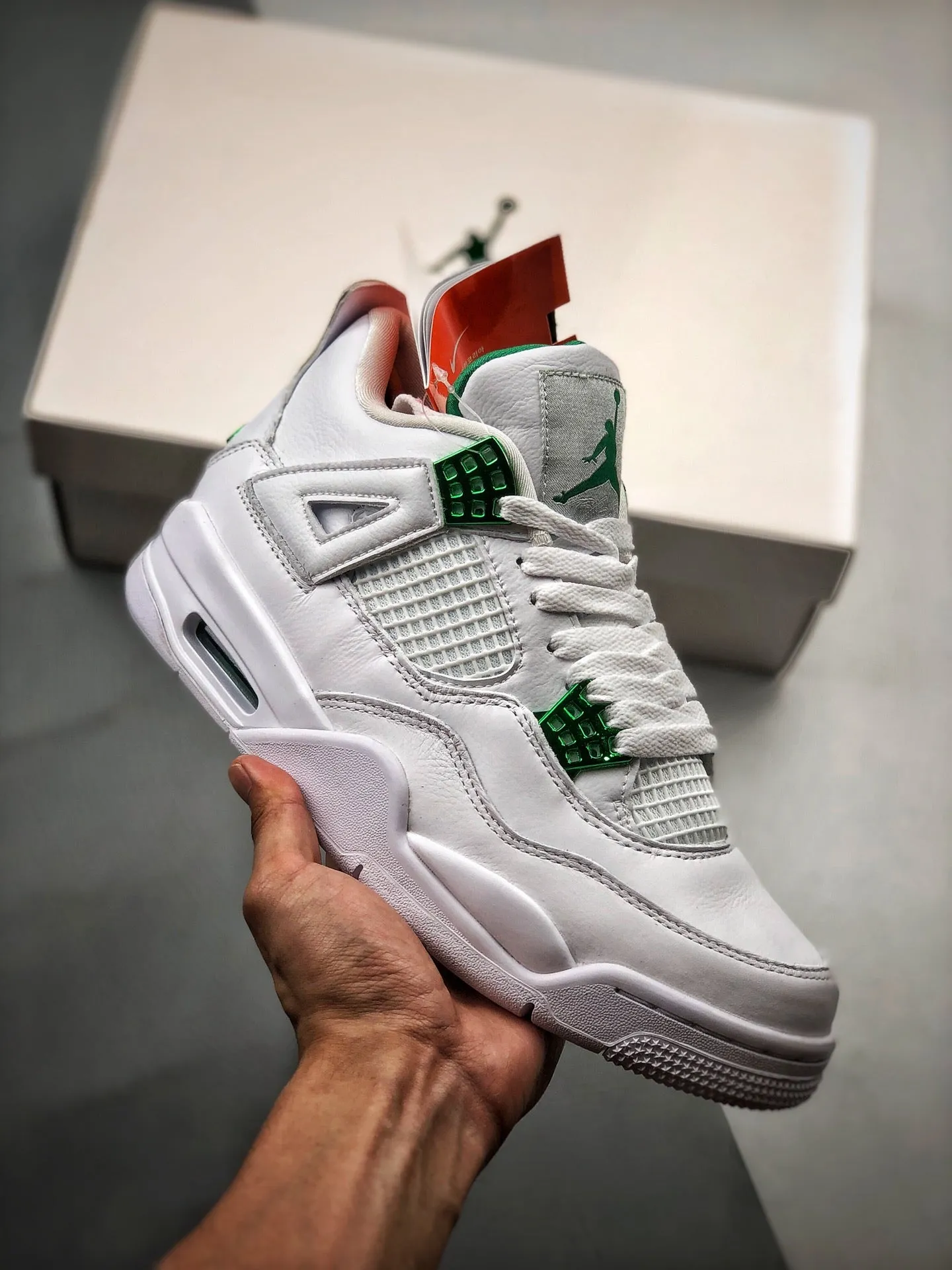 Nike Air Jordan 4 Retro 'Green Metallic'