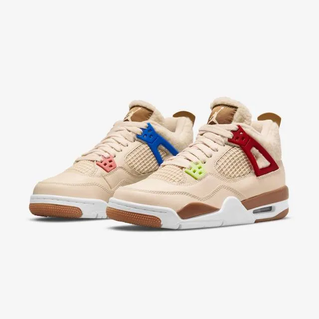 Nike Air Jordan 4 Retro GS (Wild Things/ Cream/ Sail/ Un...