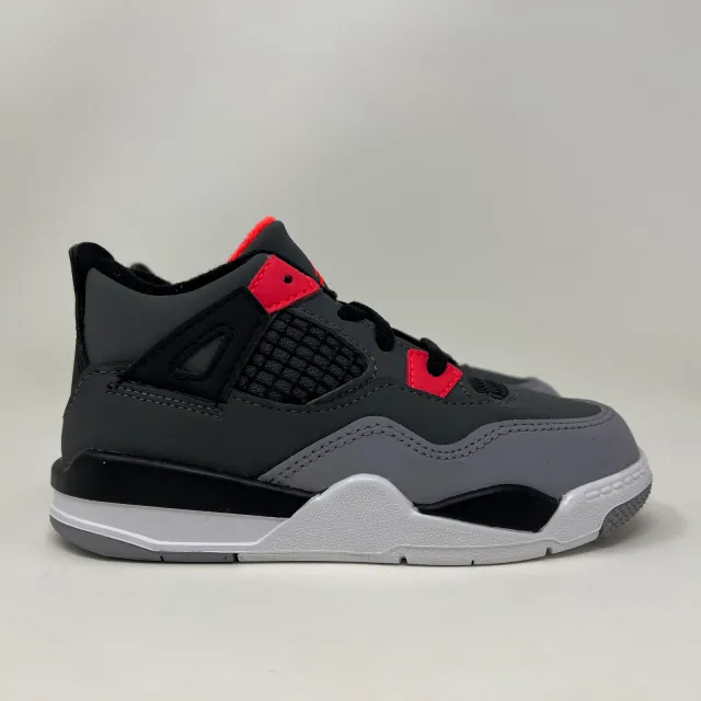 Nike Air Jordan Retro IV 4 TD Infrared 23 2022 Grey Todd...