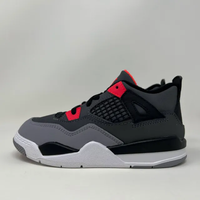 Nike Air Jordan Retro IV 4 TD Infrared 23 2022 Grey Todd...