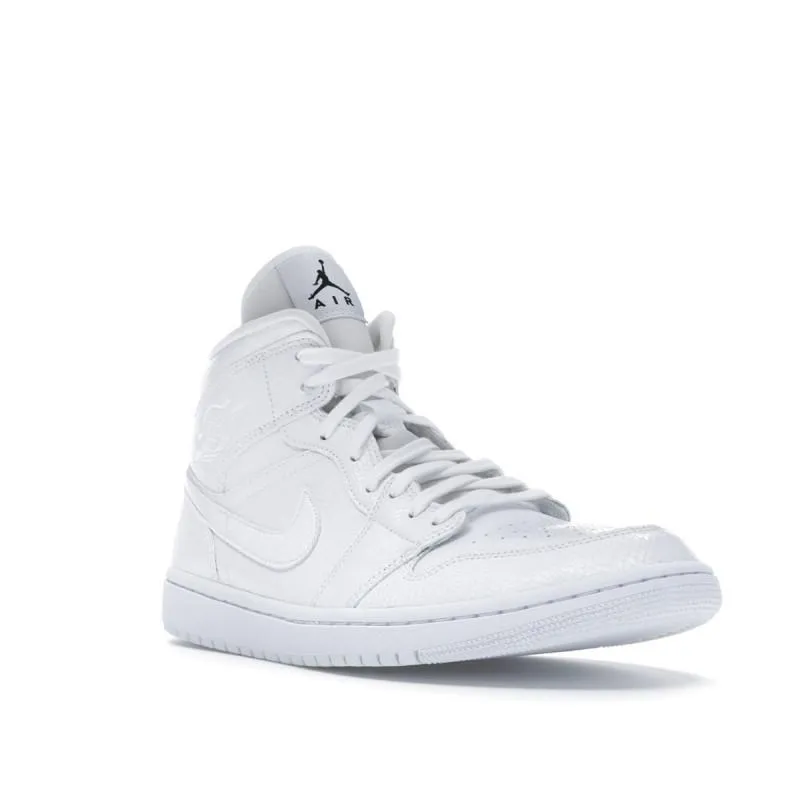 Nike - Baskets Nike Air Jordan 1 Mid - Blanc - Femme