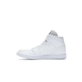 Nike - Baskets Nike Air Jordan 1 Mid - Blanc - Femme