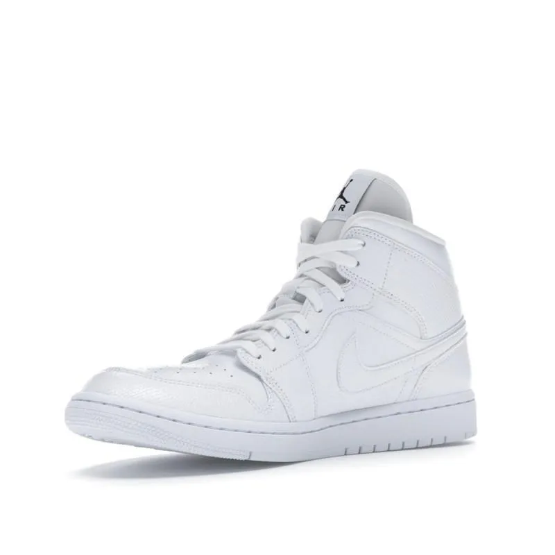 Nike - Baskets Nike Air Jordan 1 Mid - Blanc - Femme