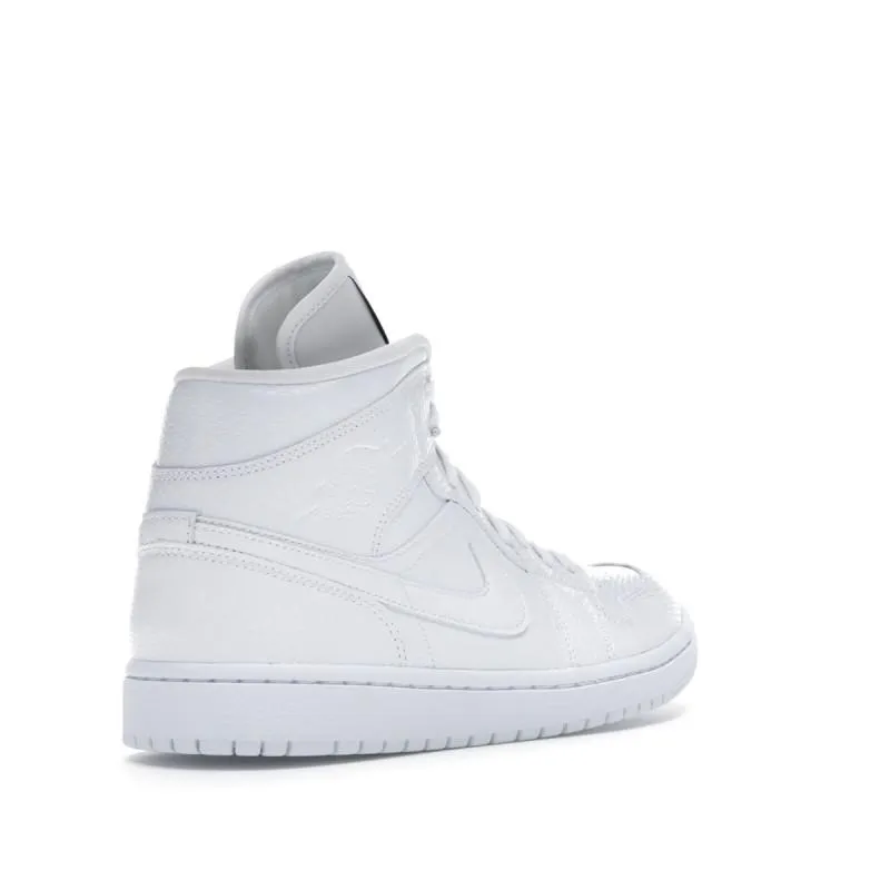 Nike - Baskets Nike Air Jordan 1 Mid - Blanc - Femme