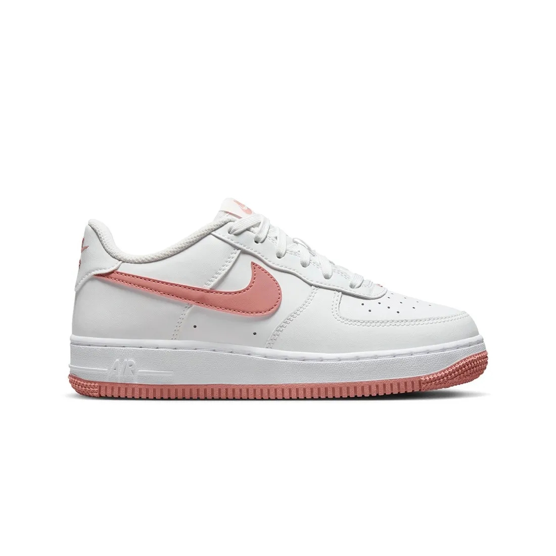 Nike Big Kids Air Force 1 (summit white / red stardust-white)