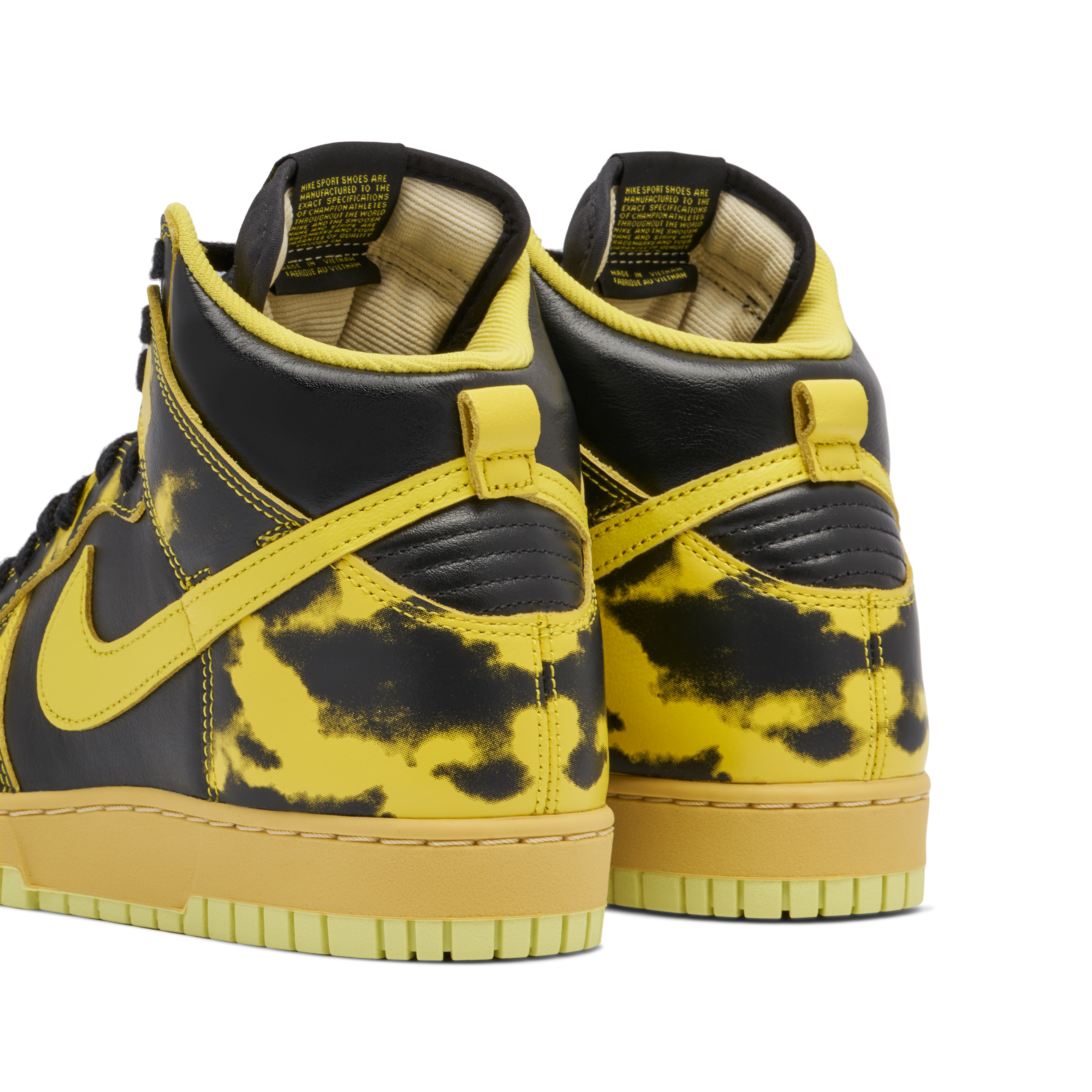 Nike Dunk High 1985 Yellow Acid Wash | DD9404-001 | Laced