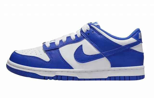 Nike Dunk Low White Racer Blue Big Kids GS