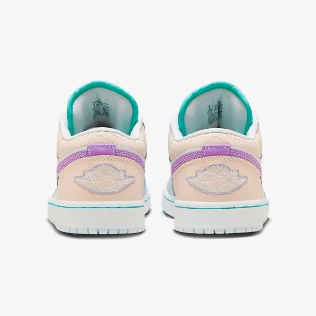 Nike Women's Air Jordan 1 Low (Multi-Color Sashiko/ Whit...