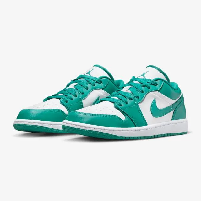 Nike Women's Air Jordan 1 Low (New Emerald/ White/ Turqu...