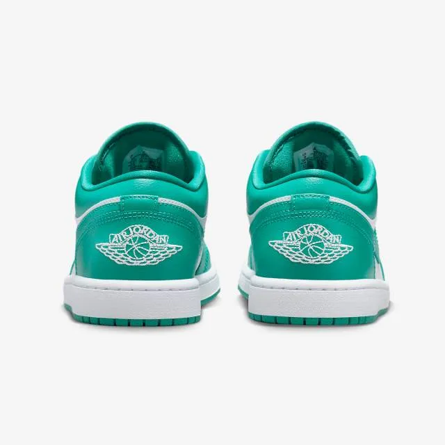 Nike Women's Air Jordan 1 Low (New Emerald/ White/ Turqu...