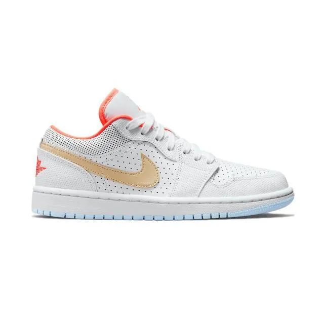 Nike Women's Air Jordan 1 Low SE (White Sesame/ White/ S...