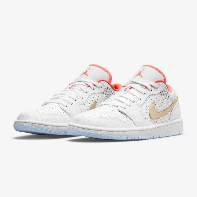 Nike Women's Air Jordan 1 Low SE (White Sesame/ White/ S...