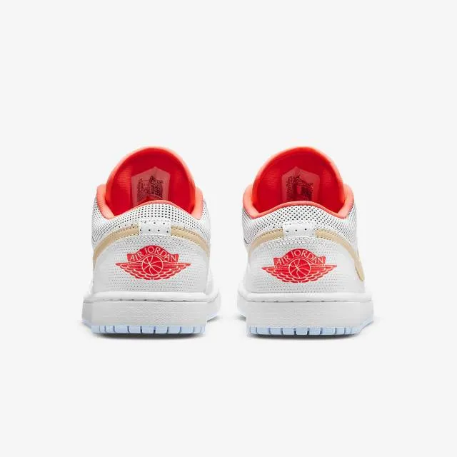 Nike Women's Air Jordan 1 Low SE (White Sesame/ White/ S...