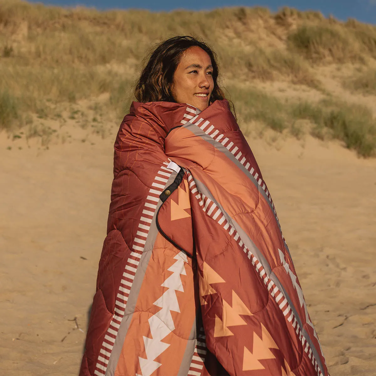 Nomadic Recycled Towel Blanket - Picante Pattern