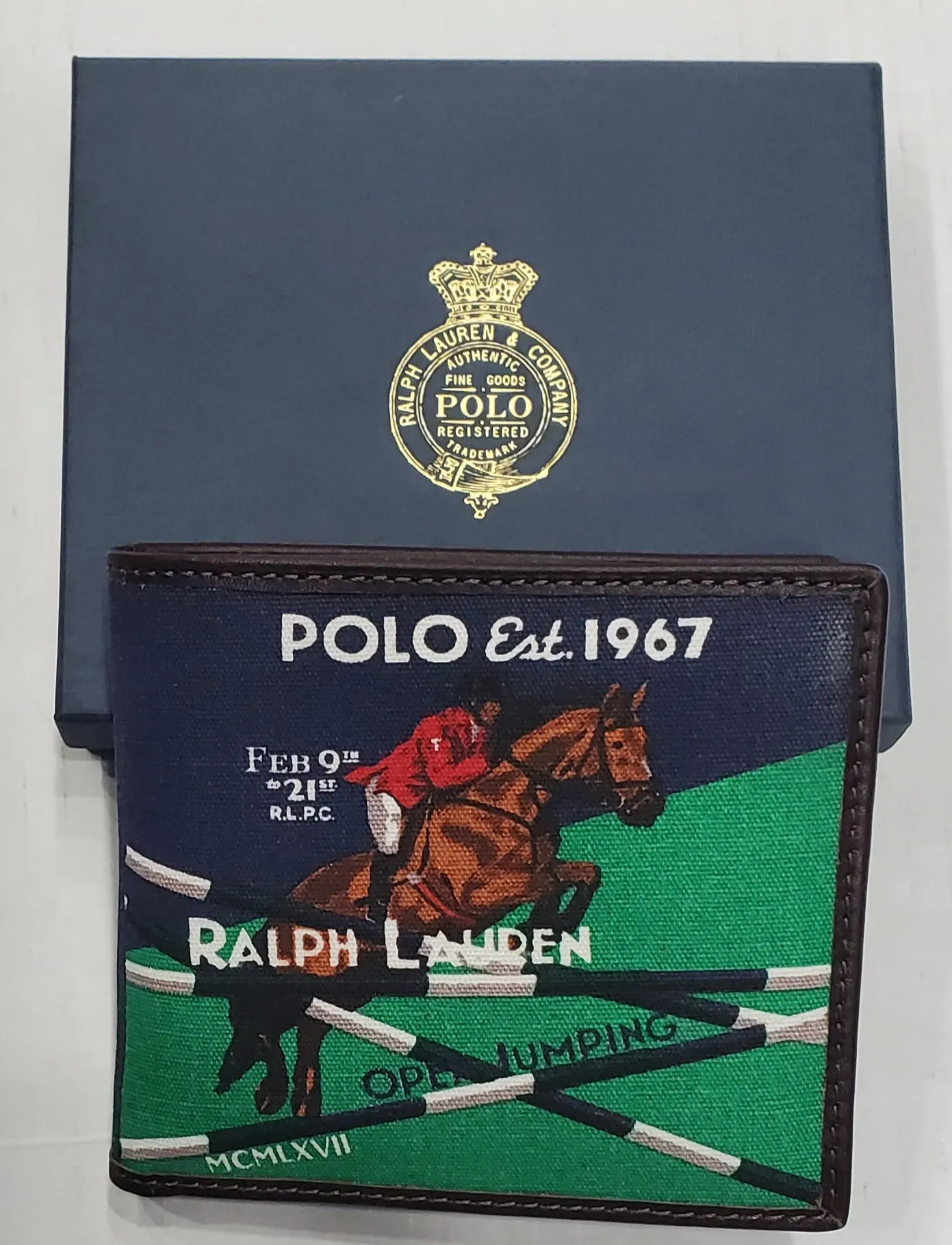 Nwt Polo Ralph Lauren Equestrian Wallet