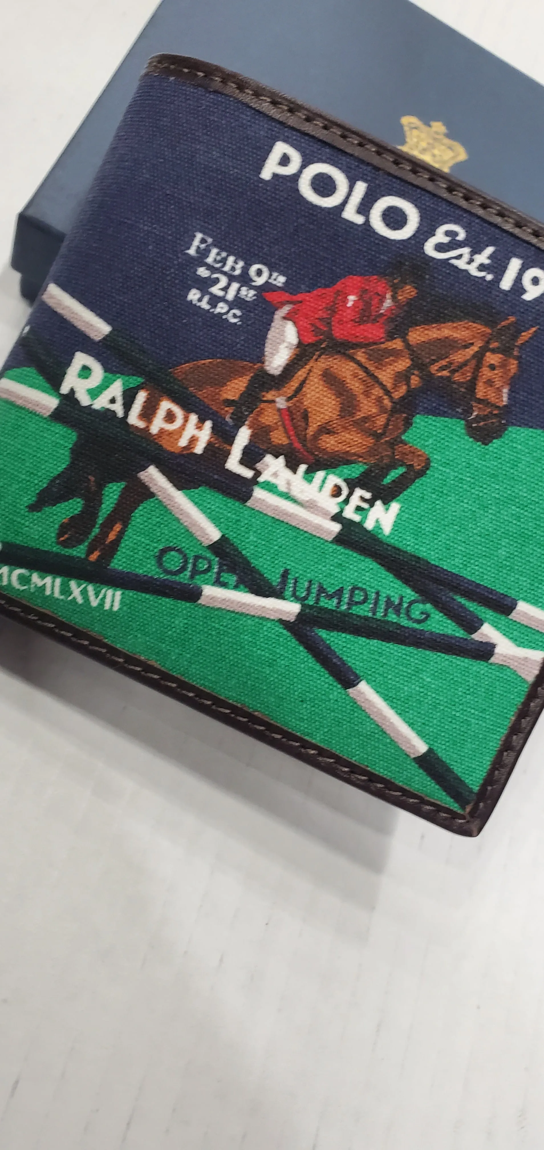 Nwt Polo Ralph Lauren Equestrian Wallet