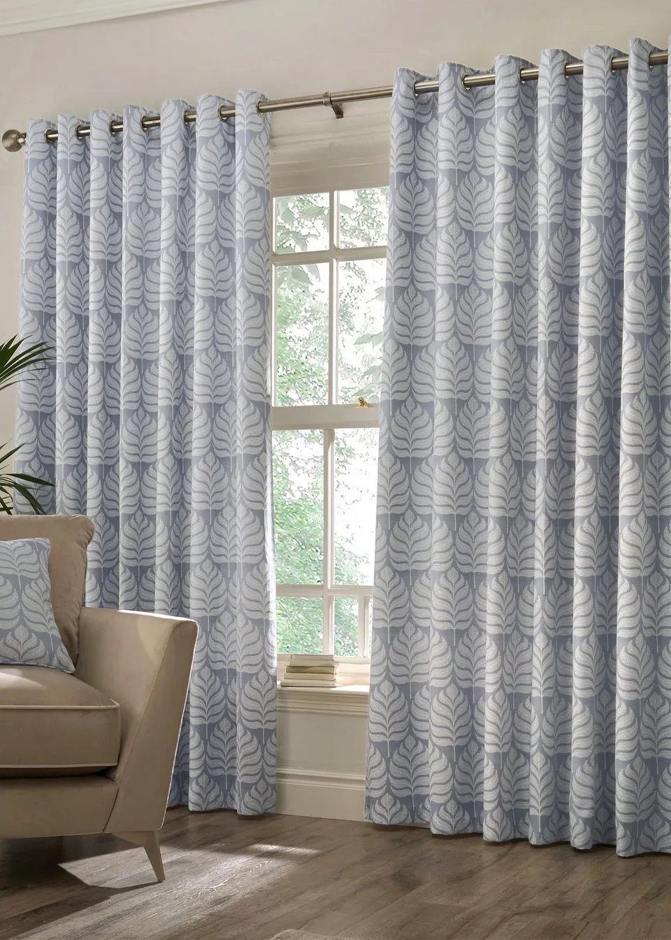 Paoletti Horto Botanical Eyelet Curtains