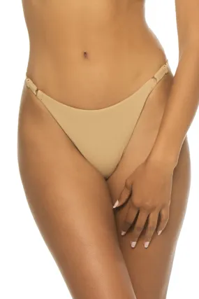 Parker Shimmer Tab Side Brazilian Bikini Bottom