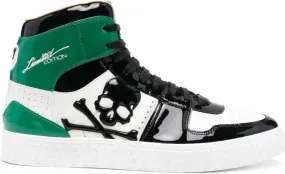 Philipp Plein Skull lace-up sneakers Green