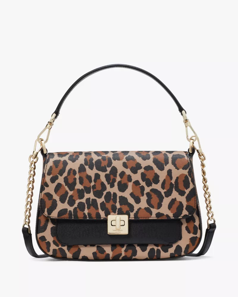 Phoebe Spotted Leopard Flap Crossbody | Kate Spade GB