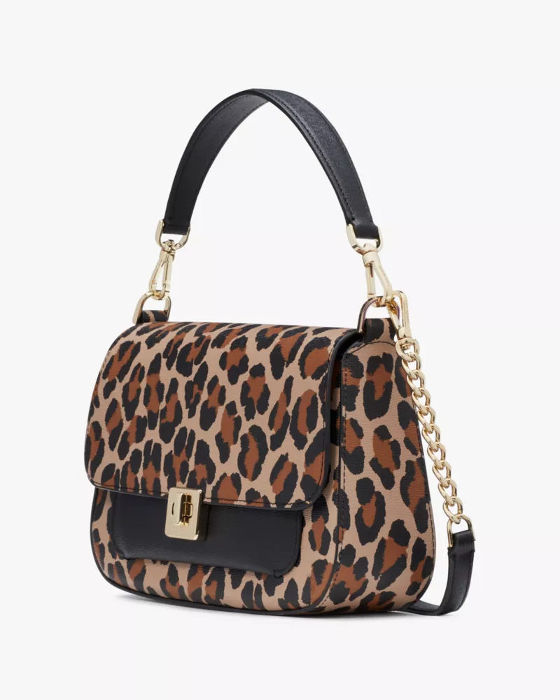 Phoebe Spotted Leopard Flap Crossbody | Kate Spade GB