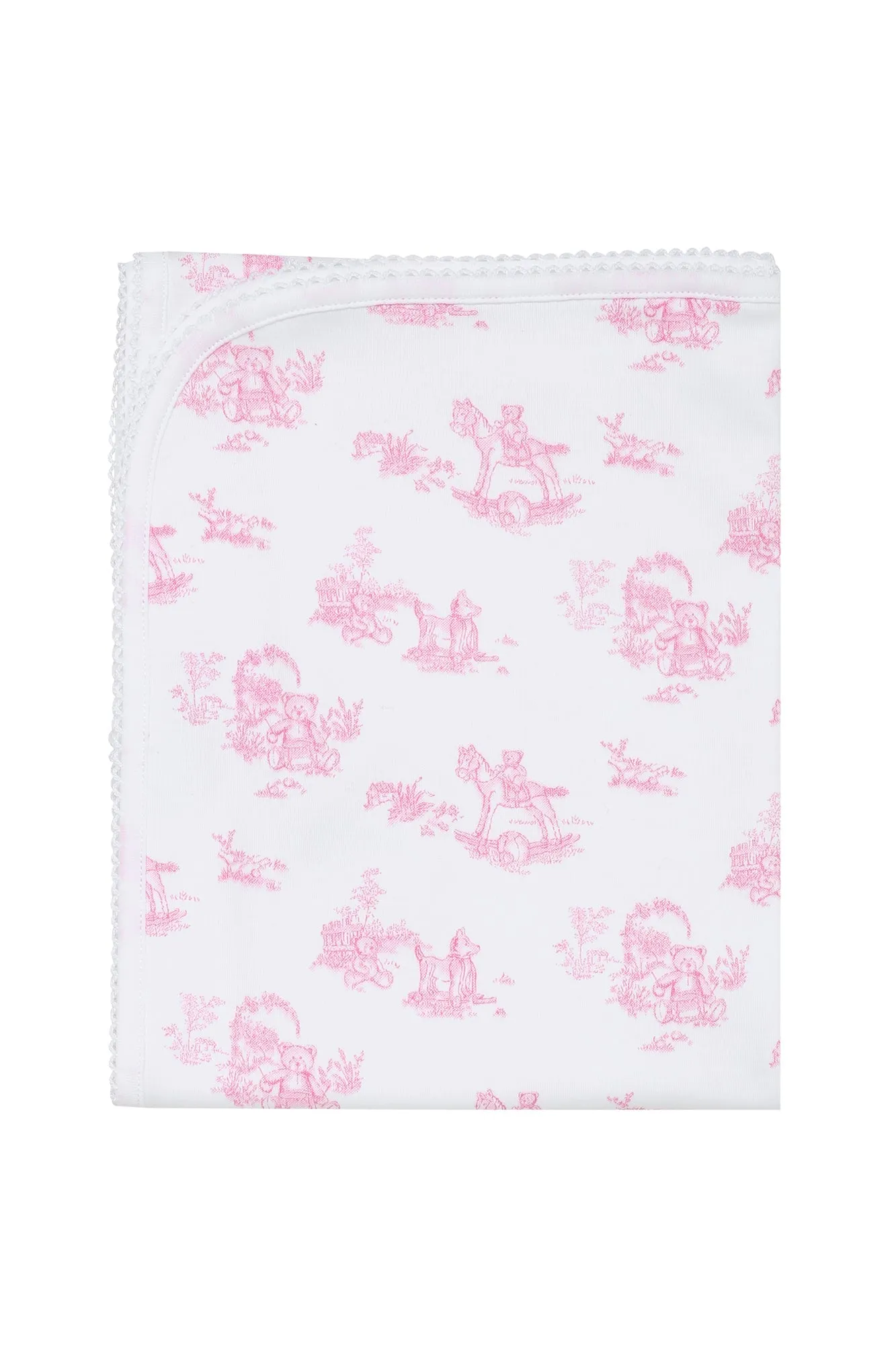 Pink Toile Blanket