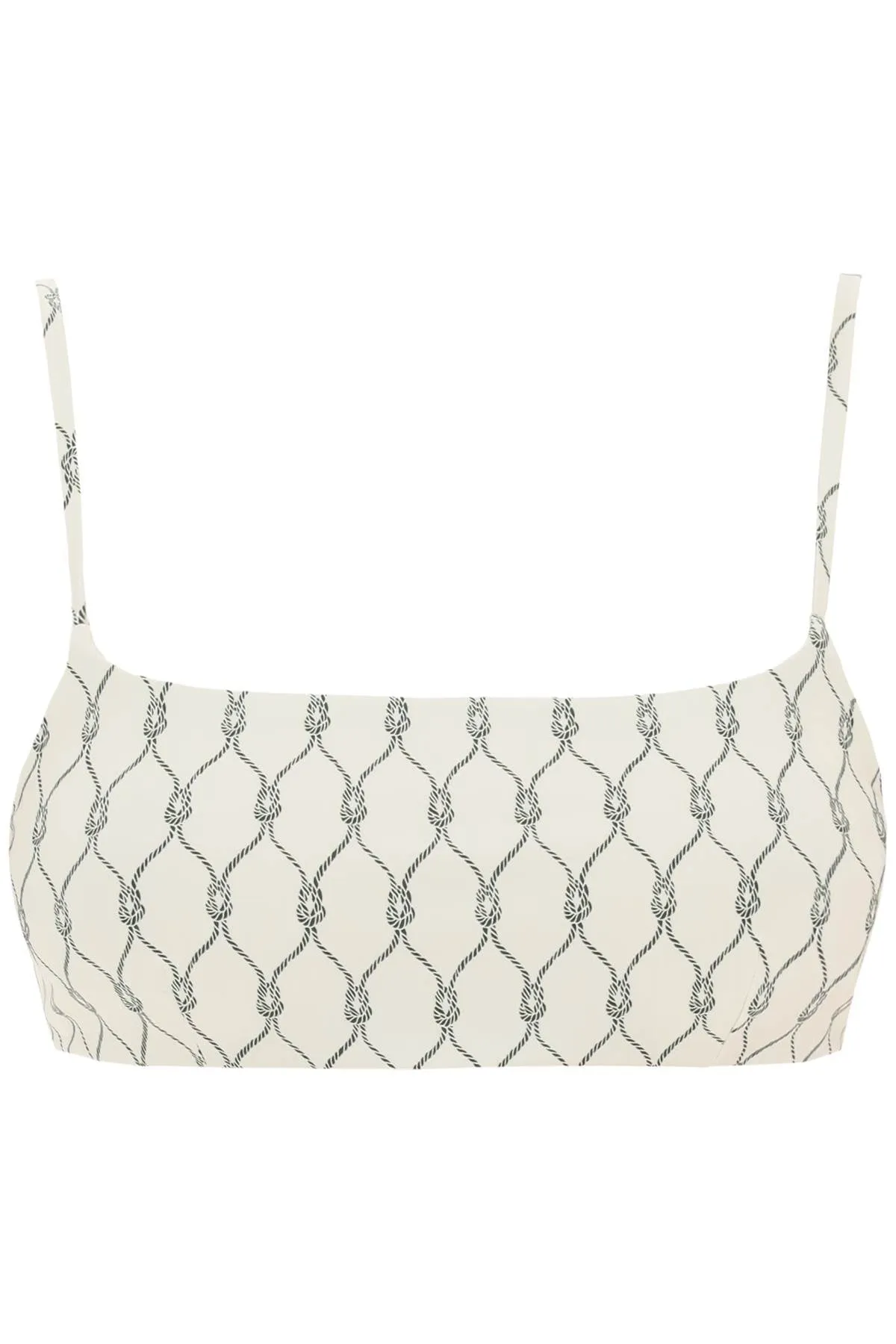 printed bikini top for 159172 GREEN KNOT