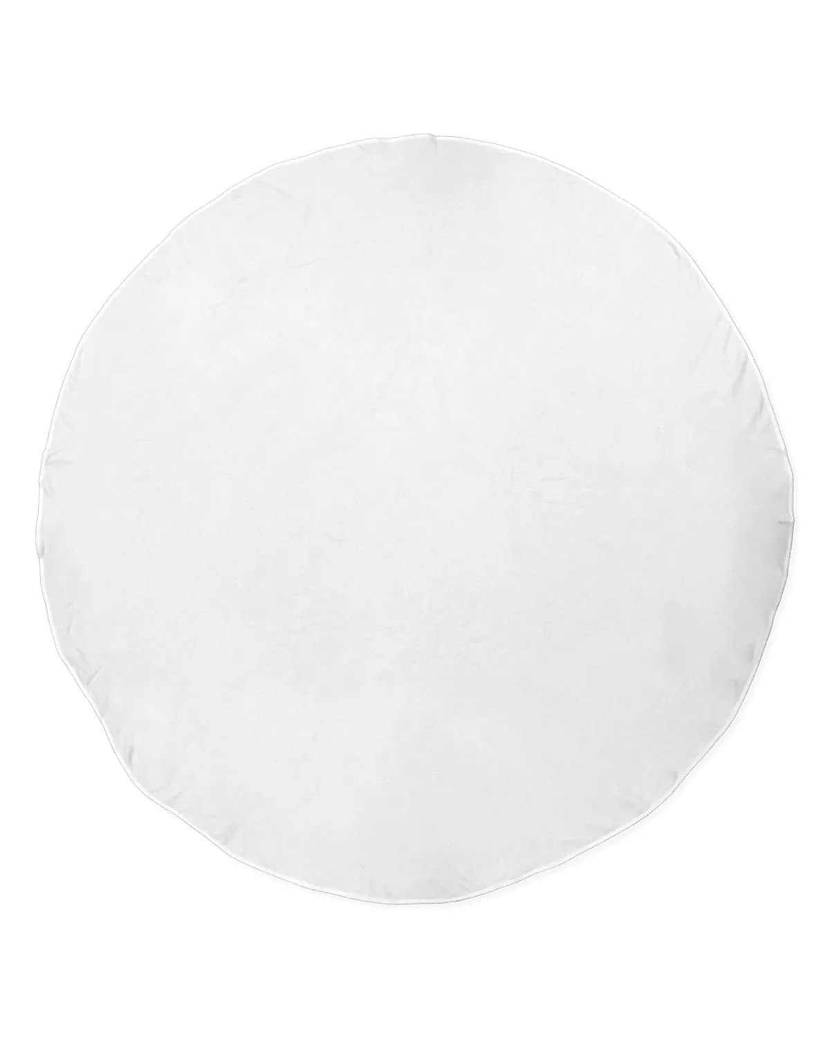 Pro Towels Round White Beach Towel