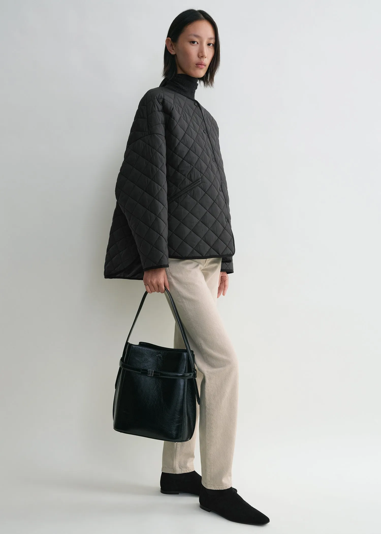 Quilted jacket black