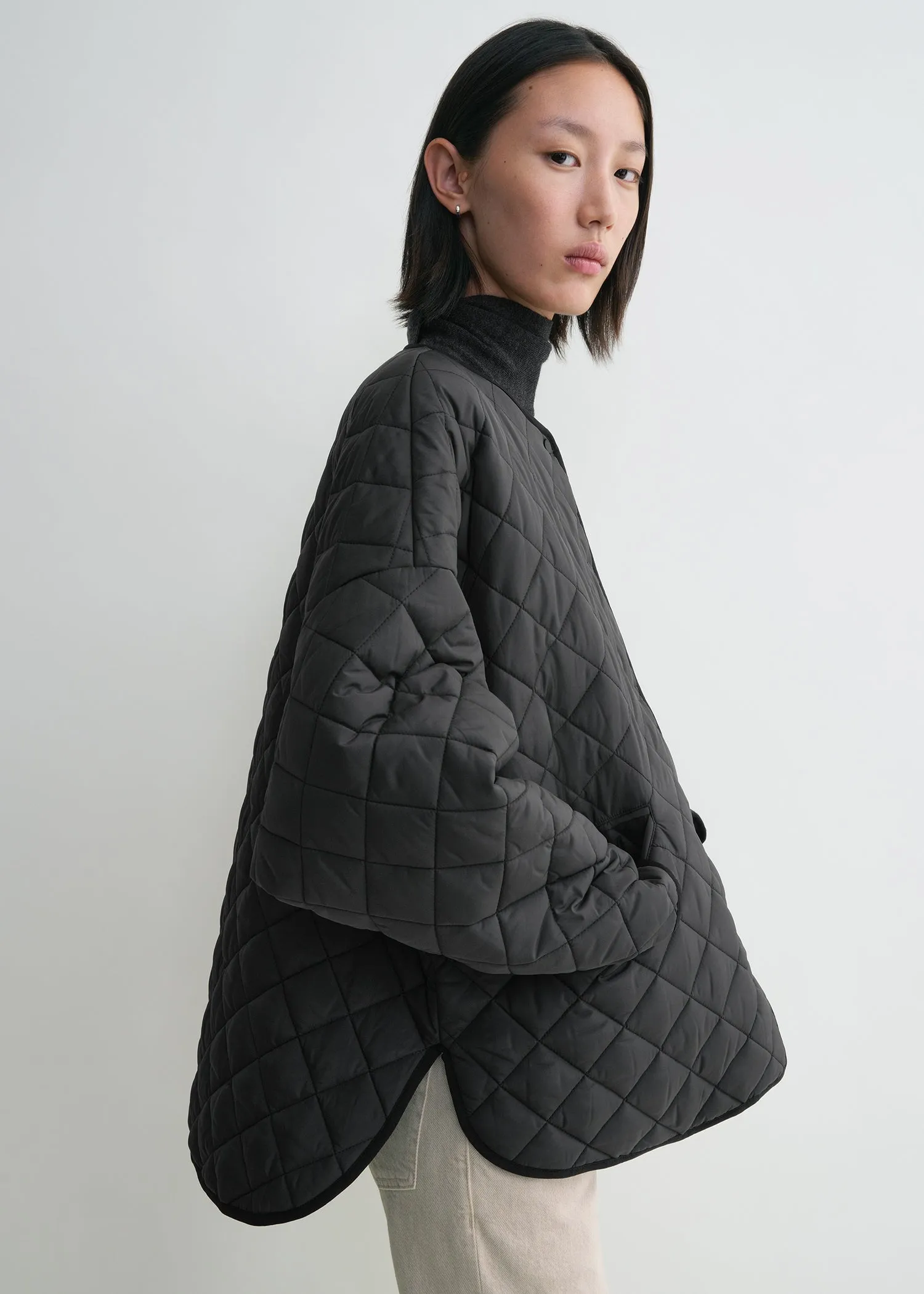 Quilted jacket black