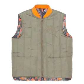 QUILTED REVERSIBLE CAMO VEST | Bodega