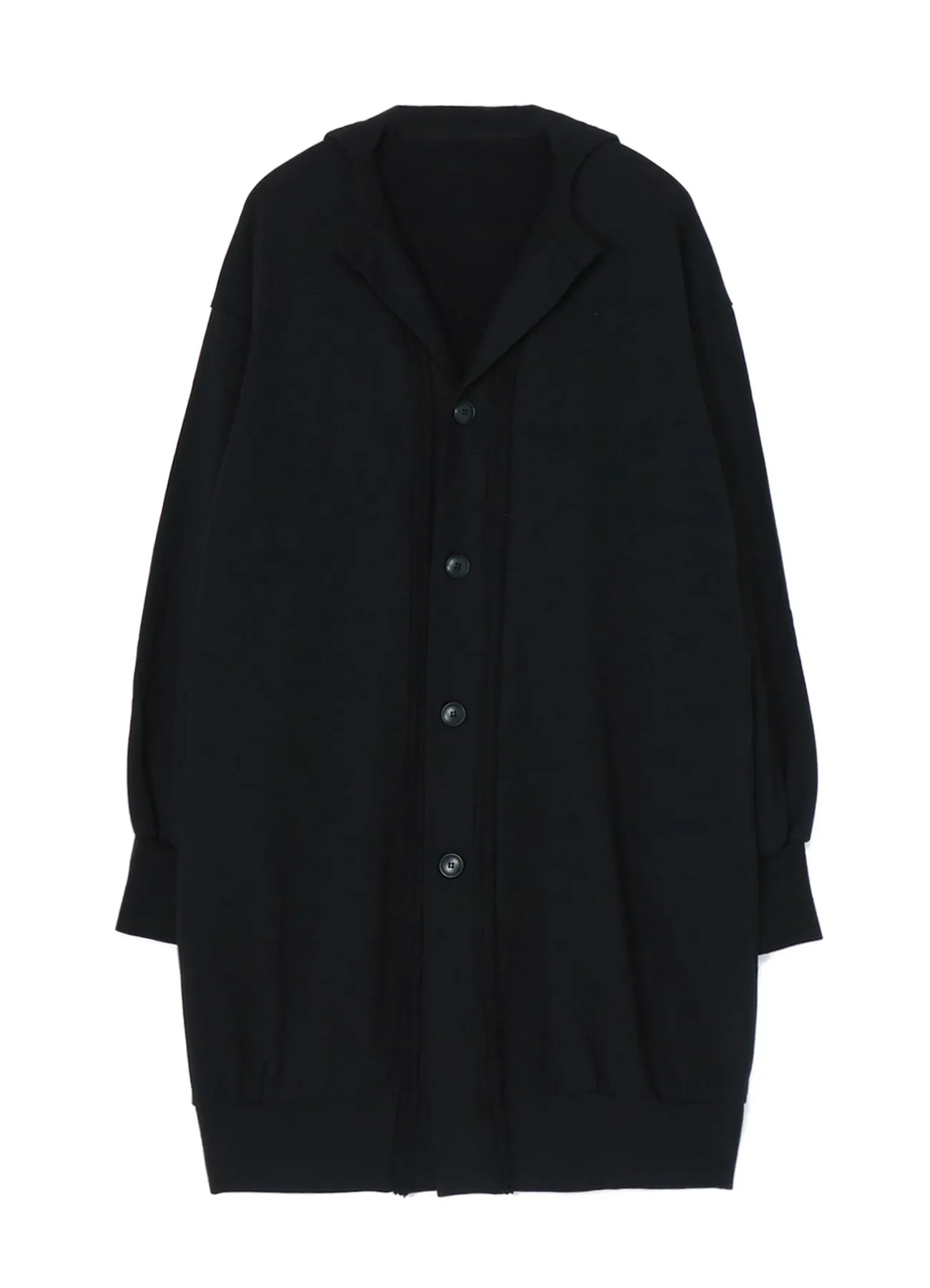 R-FLEECE BUTTON CARDIGAN