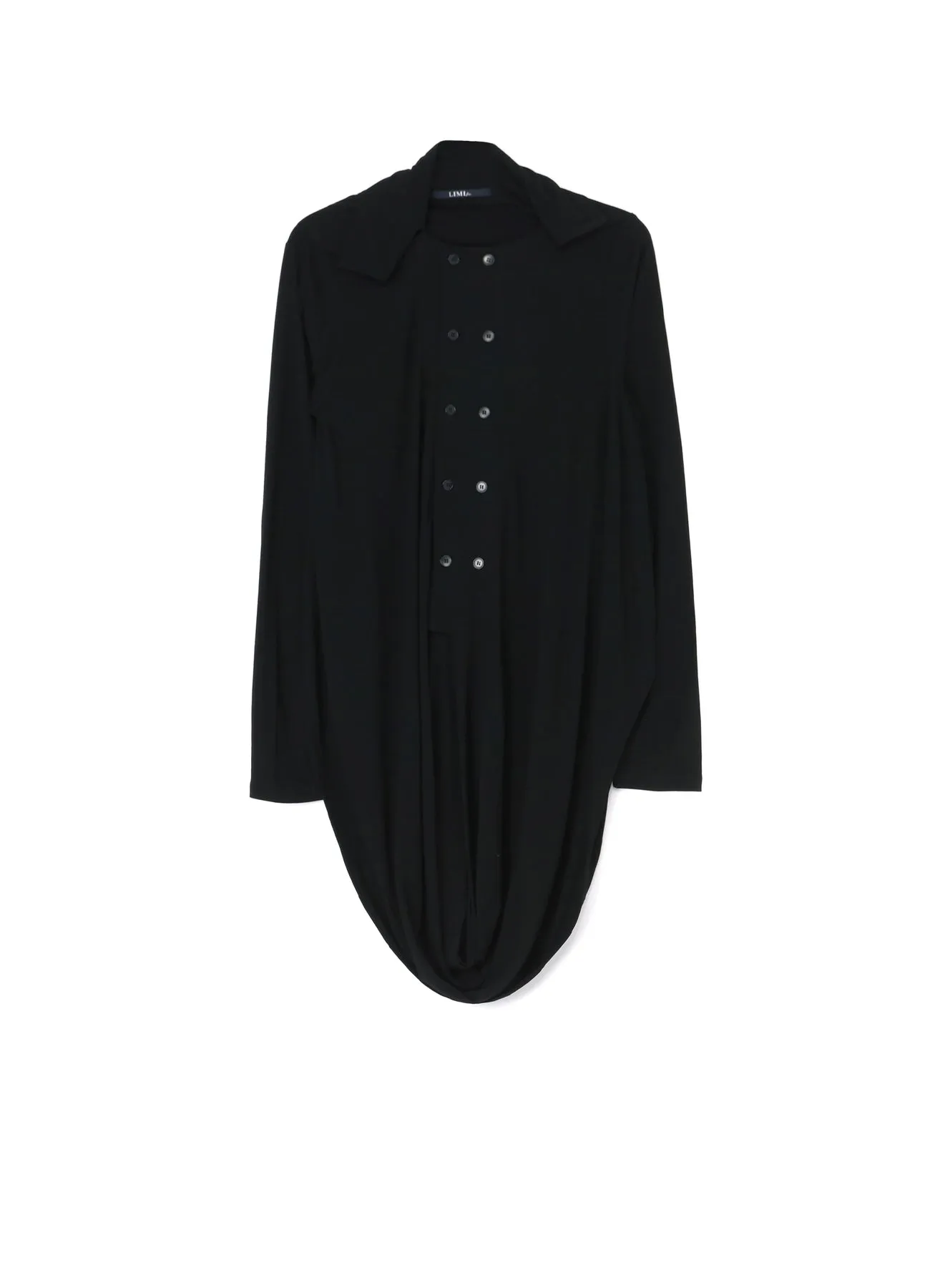 RAYON JERSEY HEM DRAPE CARDIGAN