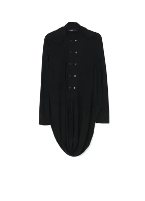 RAYON JERSEY HEM DRAPE CARDIGAN