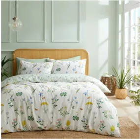 RHS Botanical Cottage Garden King Duvet Cover Set