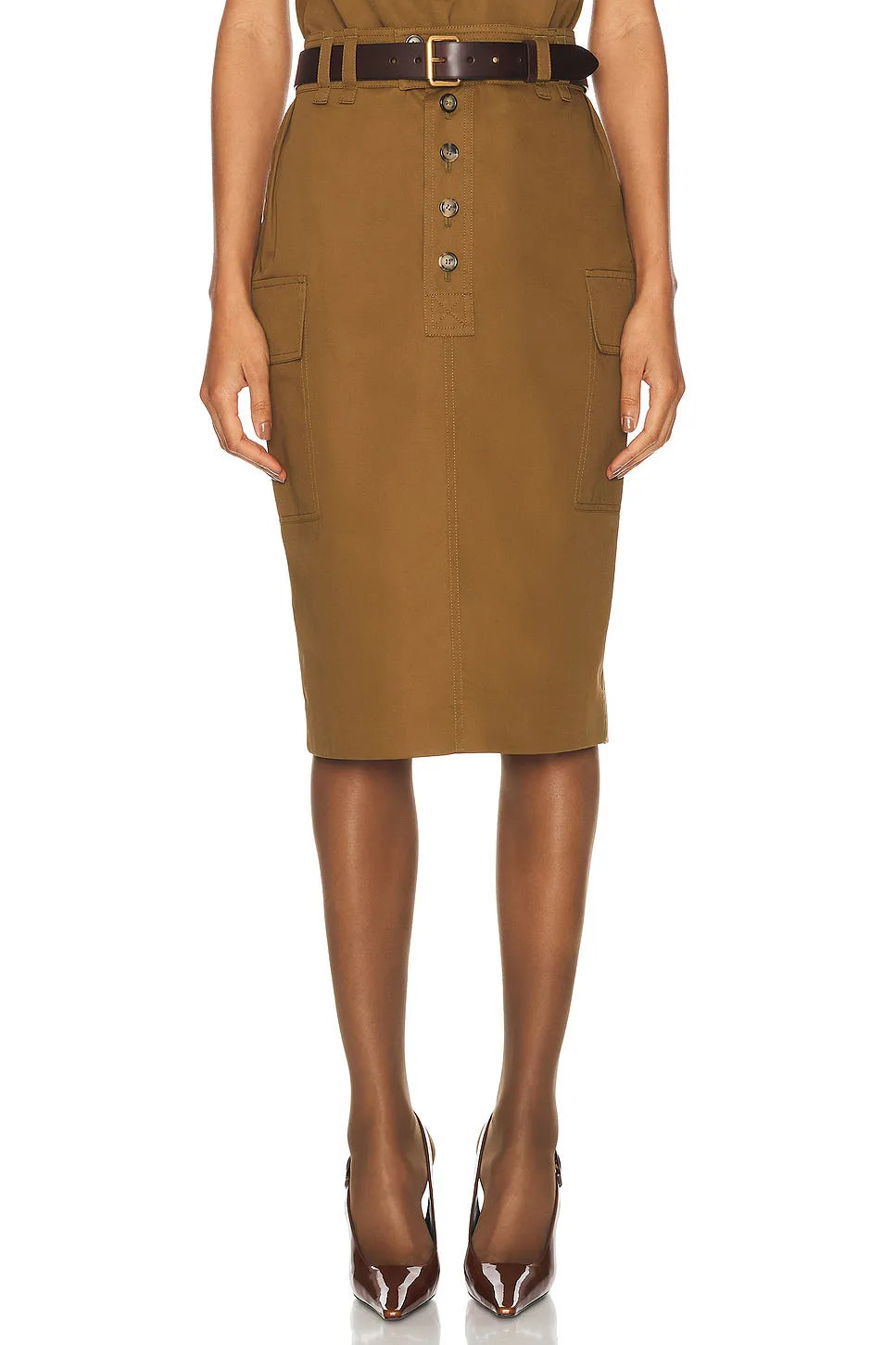 Saint Laurent Cargo Skirt