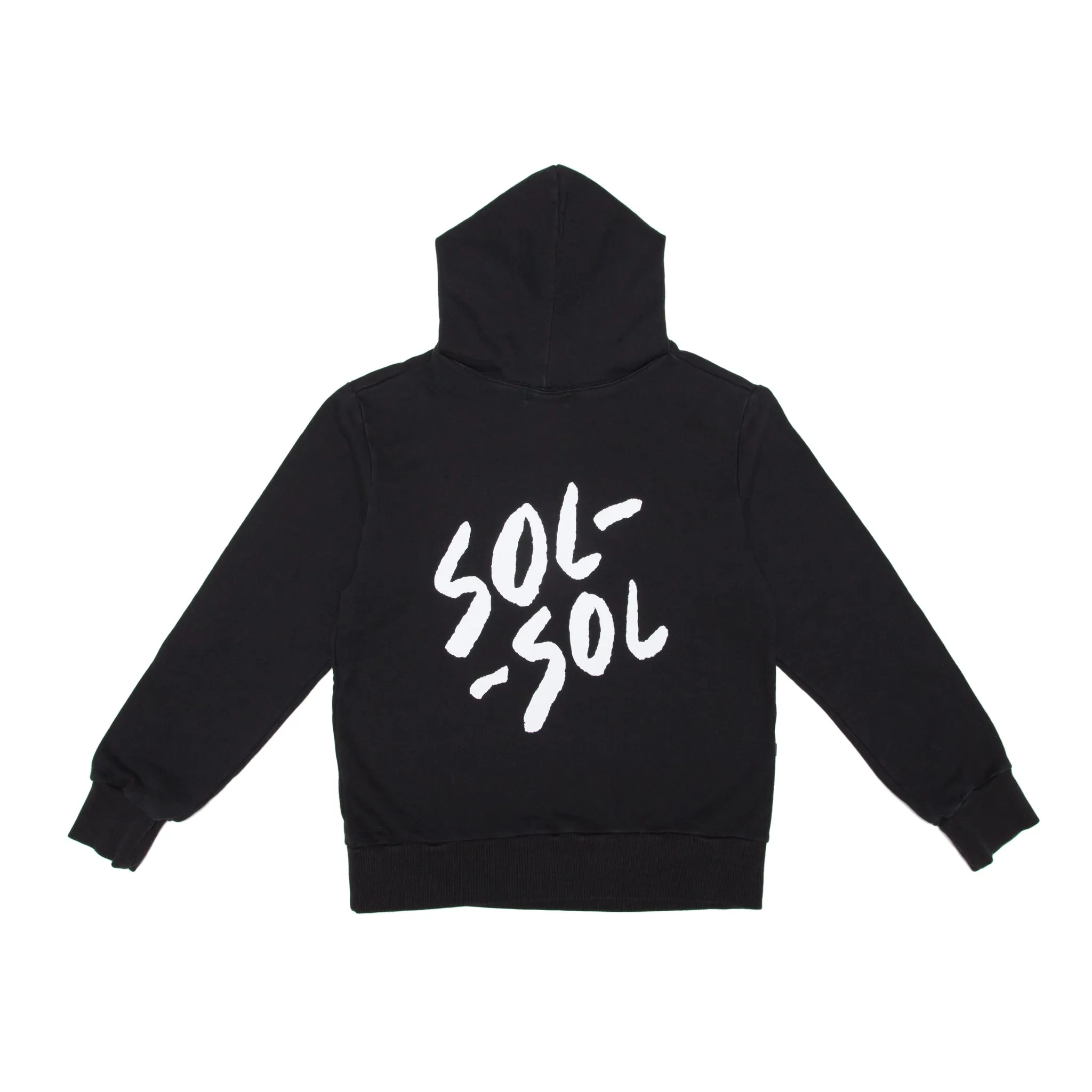 SOL SOL - Classic Logo Hoodie - Washed Black