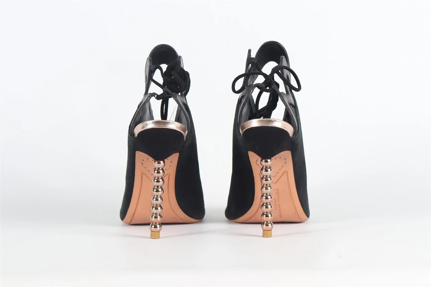 SOPHIA WEBSTER SUEDE SANDALS EU 38.5 UK 5.5 US 8.5