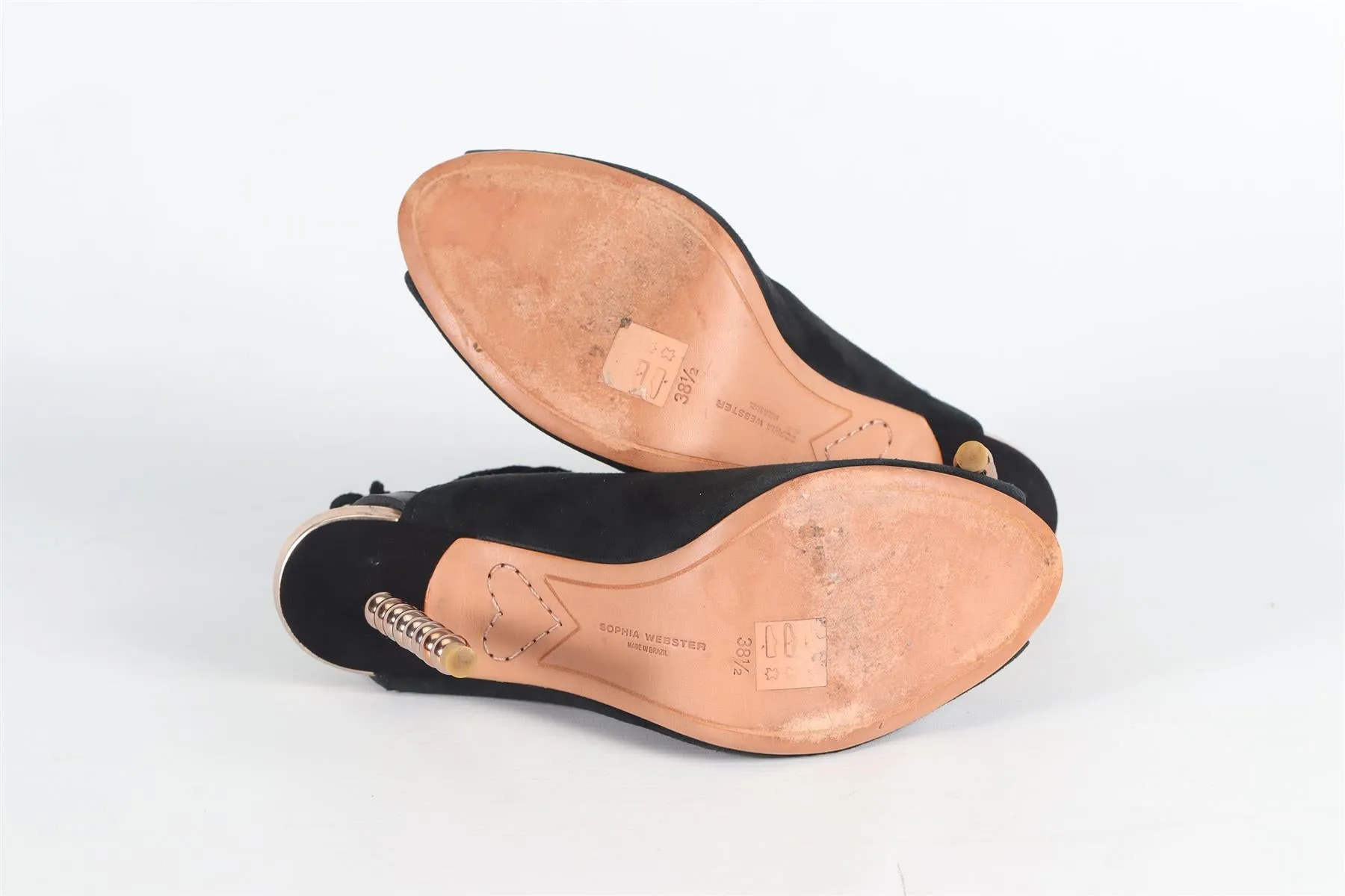 SOPHIA WEBSTER SUEDE SANDALS EU 38.5 UK 5.5 US 8.5