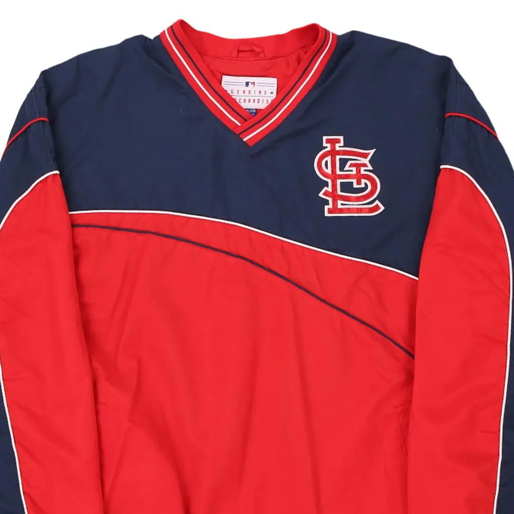 St.Louis Cardinals Mlb MLB Windbreaker - 2XL Red Polyester Blend