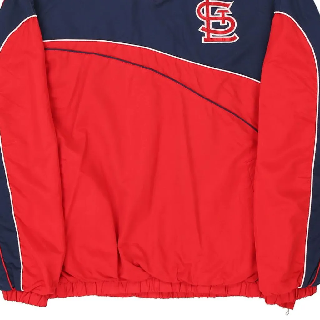 St.Louis Cardinals Mlb MLB Windbreaker - 2XL Red Polyester Blend