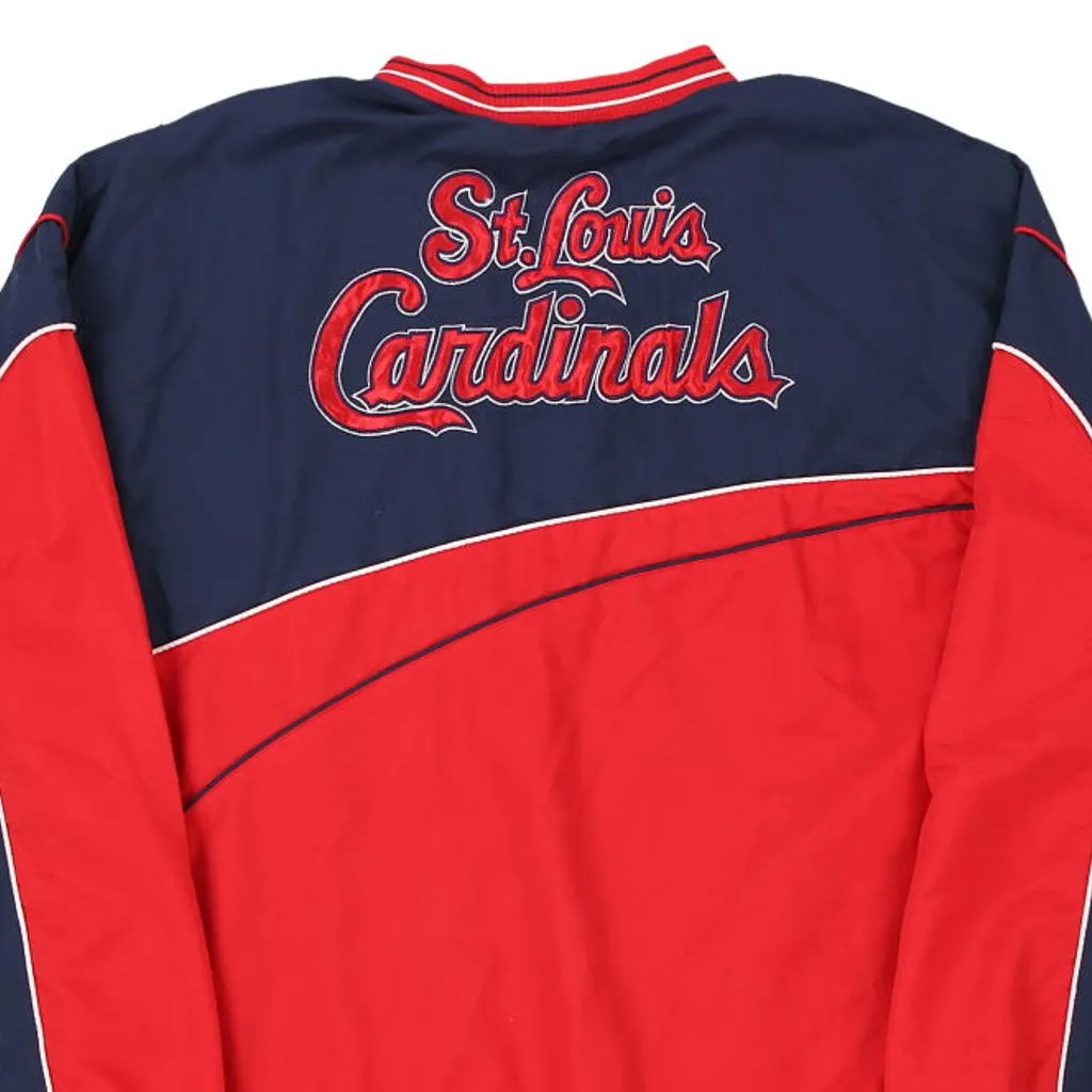 St.Louis Cardinals Mlb MLB Windbreaker - 2XL Red Polyester Blend