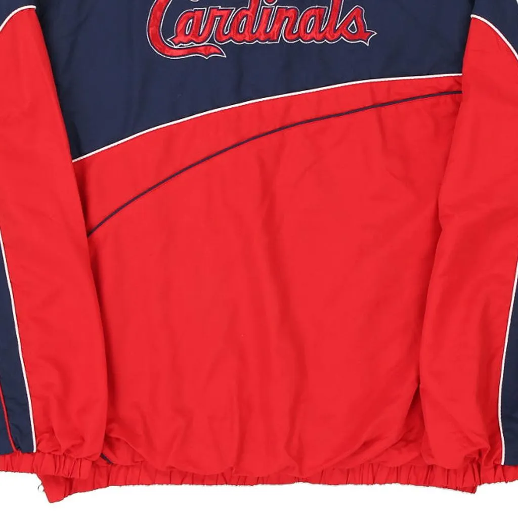 St.Louis Cardinals Mlb MLB Windbreaker - 2XL Red Polyester Blend